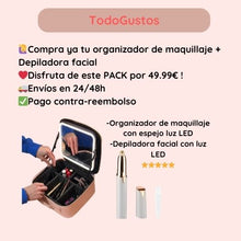 Cargar imagen en el visor de la galería, Organizador de maquillaje + Depiladora facial
